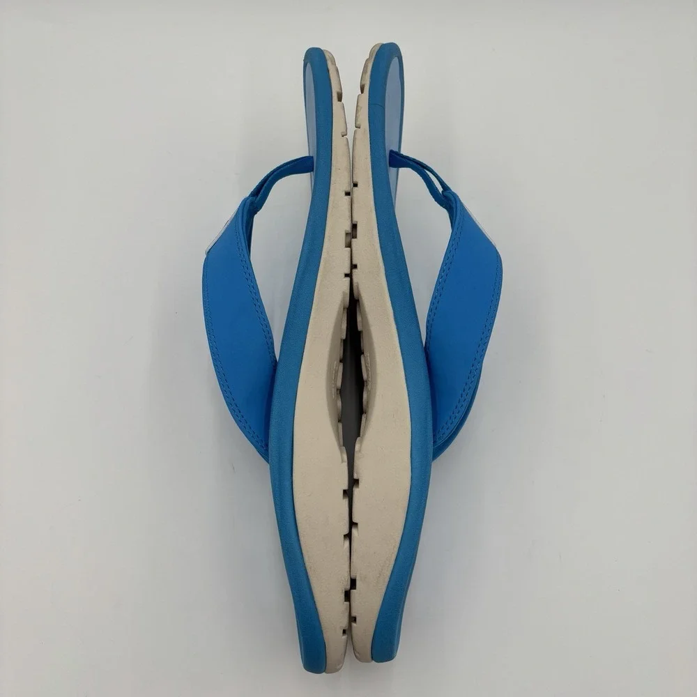 OluKai Ohana Sandals Blue Mens Size 14 Slip On Beach Vacation